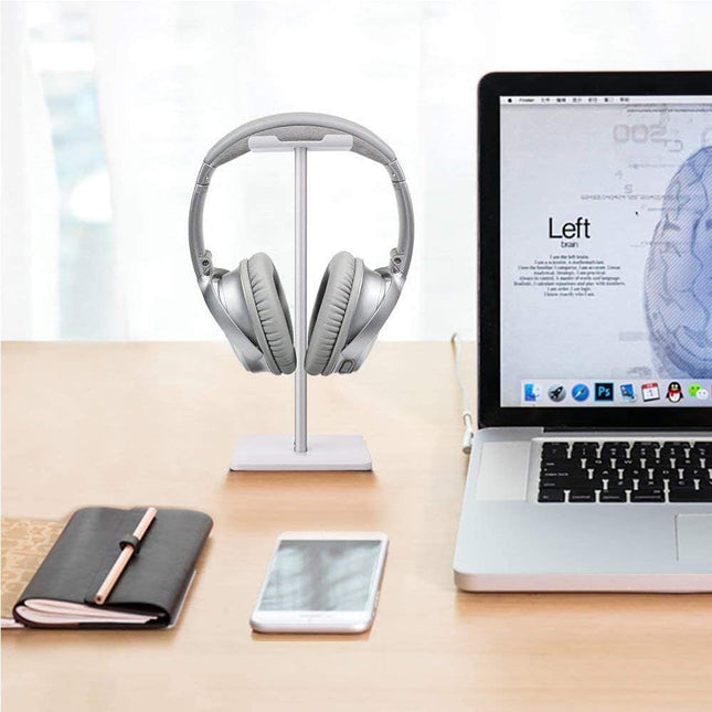 Headphone Stand Gaming Headset Holder Universal Aluminum Metal Headphone Holder Hanger with Aluminum Supporting Bar Flex