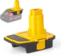 DM18D Converter for Dewalt 18V to 20V Battery Adapter,For Milwaukee M18 18V Batteries Adapter, Convert to Dc9096,Fit for Dewalt 18V XRP Ni-Cad