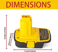 DM18D Converter for Dewalt 18V to 20V Battery Adapter,For Milwaukee M18 18V Batteries Adapter, Convert to Dc9096,Fit for Dewalt 18V XRP Ni-Cad