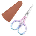 Personal Care Professional Beauty Tools (pink) Small scissors Facial hair removal and ear, nose and eyebrow, beard trimming Stainless steel fine