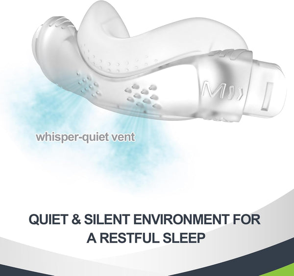 Replacement for N30i Medium Nasal Cushion, Soft Curved Cradle Around The Nose, Snug Fit & No Leaks