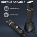 OLOV Electric Body Hair Trimmer - Groin Trimmer for Men - Bikini Trimmer Women - Wet/Dry Shaver Groomer, Replaceable Ceramic Blade Heads, USB