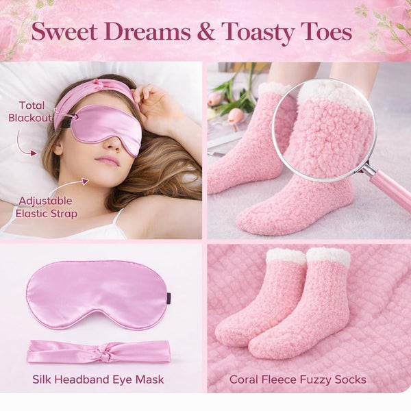 Get Well Soon Care Package for Women, 12 Pcs Deluxe Self-Care Gift Box with Pink Cozy Blanket, Tumbler, Candle & Spa Feel Better Basket – After
