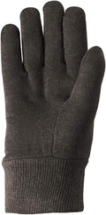 Wells Lamont Versatile Cotton All-Purpose Gloves Lightweight, Durable, Comfortable Jersey, 6-Pair Bulk Pack, Large (501LK) Brown