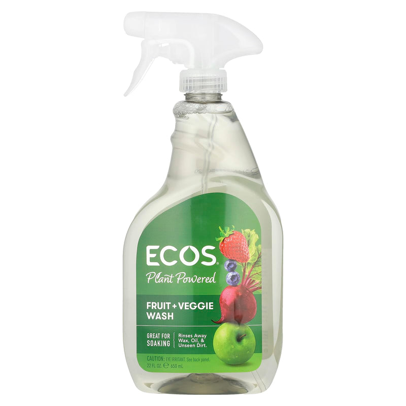 Earth Friendly Products Fruit & Vegetable Wash, 22 Fl Oz