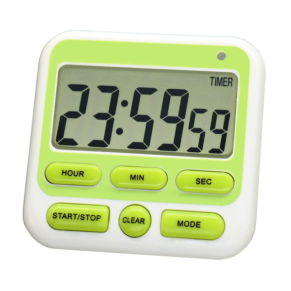 Digital Kitchen Countdown Timer - 24 Hours Large Display Count up down Timer Clock with Alarm Magnetic for Cooking Classroom Activity Yoga and Study.