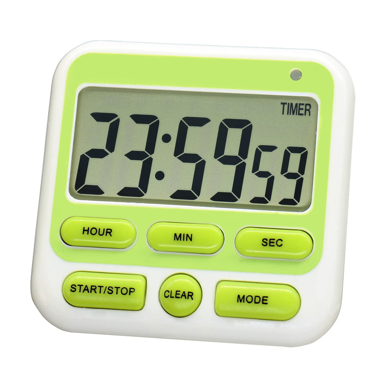 Digital Kitchen Countdown Timer - 24 Hours Large Display Count up down Timer Clock with Alarm Magnetic for Cooking Classroom Activity Yoga and Study.