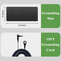 Grounding Mat, Grounding Bed Foot Mat with 1 Grounding Cord Indoor Mat Improving Sleep Health Grounding Therapy Reduce Anxiety Inflammation Pain