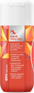 OLLY Ultra Strength Hair Softgels, Supports Hair Health, Biotin, Keratin, Vitamin D, B12, Hair Supplement, 30 Day Supply - 30 Count (Packaging May