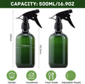 Plastic Spray Bottles 17OZ Empty Spray Bottle 2PCS Refillable Water Squirt Bottles Leakproof Water Spray Bottles for Cleaning Solution Alcohol