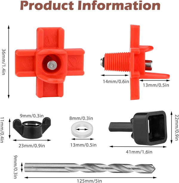 Chicken Water Nipples, 15 Pcs Horizontal Poultry Automatic Waterer Nipples for Bucket with 15 Pcs Ring Gaskets, 15 Pcs Wing Nuts, 9mm Drill Bit