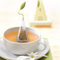 Tea Forte Premium Petite Presentation Box Gift Set Sampler, 10 Count, 2 of Each Blend Individually Wrapped Handcrafted Pyramid Infuser Bags,