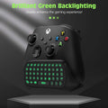 Timovo Green Backlight Keyboard for Xbox One, Xbox Series X/S,Wireless Chatpad Message Keypad with Headset & Audio Jack,Mini Game Keyboard Fit