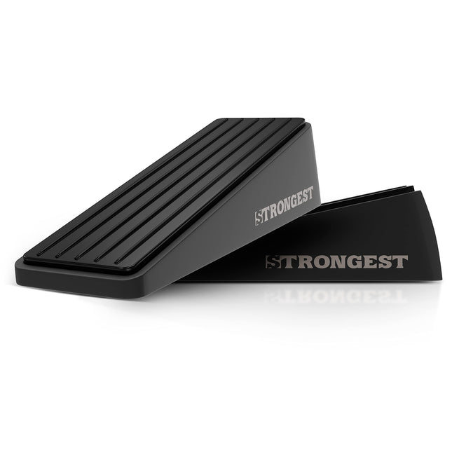 Strongest Home Door Stopper, Heavy Duty Door Stop Wedge Made of Premium Quality Zinc and Rubber Suits Any Door, Any Floo