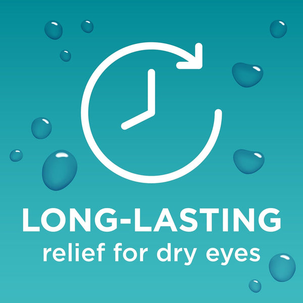 Blink Tears Lubricating Eye Drops, Moisturizing & Soothing for Mild to Moderate Dry Eyes, with Hyaluronate, Reduces Discomfort, Long-Lasting