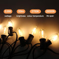 NETEHA 6 Pack C7 Clear Led Replacement Christmas Light Bulb, C7 E12 Base 120V Waterproof Led Bulbs for Christmas Outdoor String Lights, Halloween