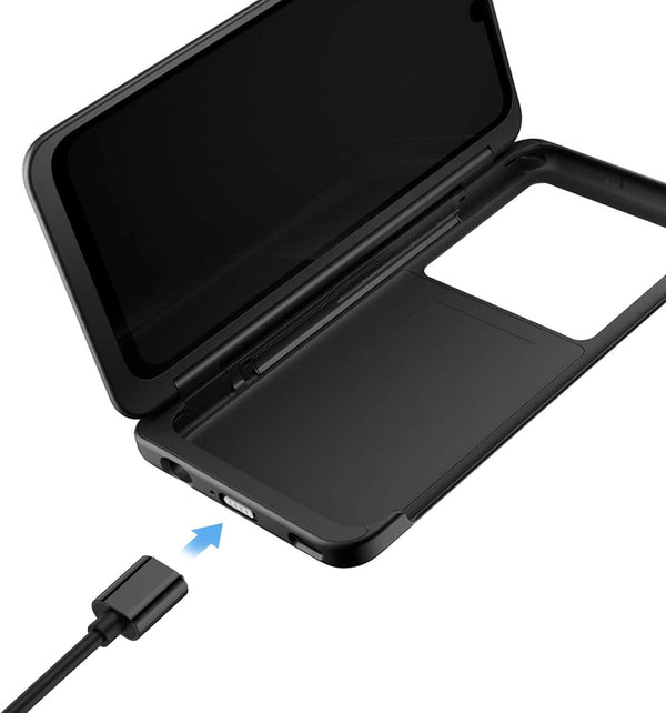Charging Adapter for LG V60 Dual Screen Cover Case, Magnetic Charging Adapter with Cable, Charging Adapter Gender for for LG V60 Thinq(Black)