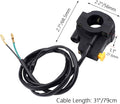 7/8" Twist Throttle Accelerator Handle Grips, 75" Throttle Cable with on off Switch for Mini Bike 49Cc 50Cc 80Cc 90Cc 110Cc 125Cc 212Cc Pit Bike