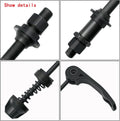 MTB Quick Release Bicycle Hub, Road Mountain Bike Front & Rear Axle Hollow Shaft Set with Standard Spacing (1 Pair, 4 Piece)