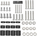Coret Universal TV Mount Hardware Kit, Compatible with LG, Sanyo, Haier & More, Wall Mount, Includes M4, M5, M6 Screws, Washers & Spacers