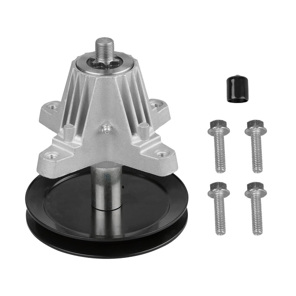 Spindle Fit for Troy Bilt Pony Mower - 918-06991 Greaseable Spindle Assembly Fit for MTD Huskee Craftsman T1000 T1200 Deck Mower and Troy Bilt