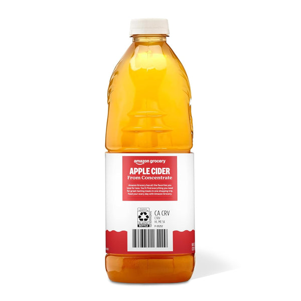 Amazon Brand - Happy Belly, Unfiltered Apple Cider from Concentrate, Bottle, 64 Fl Oz (Pack of 1)
