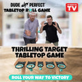 Dude Perfect Tabletop Roll, a Target Toss Game, for Kids and Adults, Great for Family and Friend Game Night, Perfect for a Gift and Parties, Ages 6+