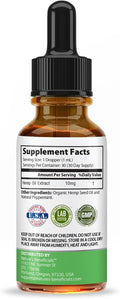 NATURE'S BENEFICIALS Organic Hemp Oil Extract Drops, 300Mg - Omega Fatty Acids 3 6 9, Non-Gmo Ultra-Pure CO2 Extracted