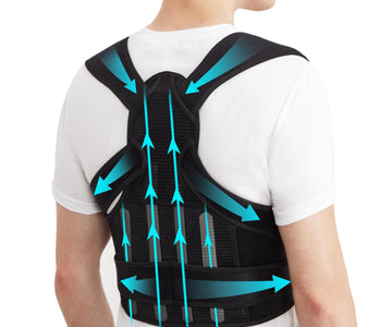 KD Back Brace Posture Corrector - Full Support for Women and Men - Straighten Shoulders, Relieve Upper and Lower Back Pa