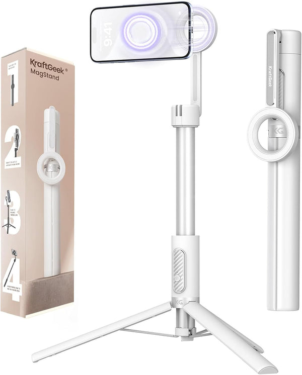 Magnetic Selfie Stick & Tripod for Iphone, 64' Phone Stand with Remote for Cell Phone Iphone 16 Pro Max