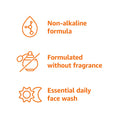 Amazon Basics Daily Facial Cleanser for Gentle Skin, Unscented, 16 Fl Oz (Pack of 1)