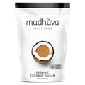 MADHAVA Organic Coconut Sugar 3 Lb. Bag (Pack of 1), Natural Sweetener, Sugar Alternative, Unrefined, Sugar for Coffee, Tea & Recipes, Vegan,