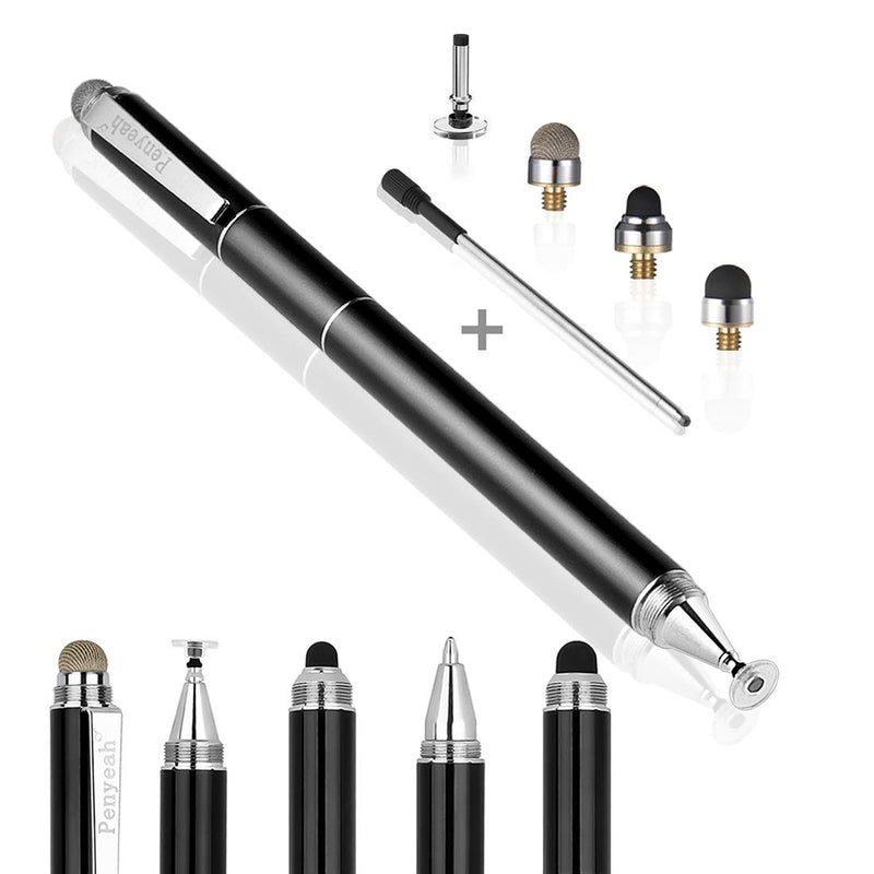 Penyeah Stylus Pen, 4 in 1 Disc Stylus Pens for Touch Screens, High Precision and Sensitivity Universal Capacitive Stylus, Stylist for