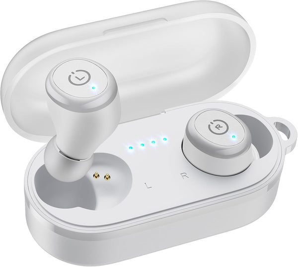 TOZO T10 True Wireless Bluetooth 5.3 Earbuds, 45H Playtime, Wireless Charging Case, IPX8 Waterproof Stereo Headphones in Ear Built in Mic Headset