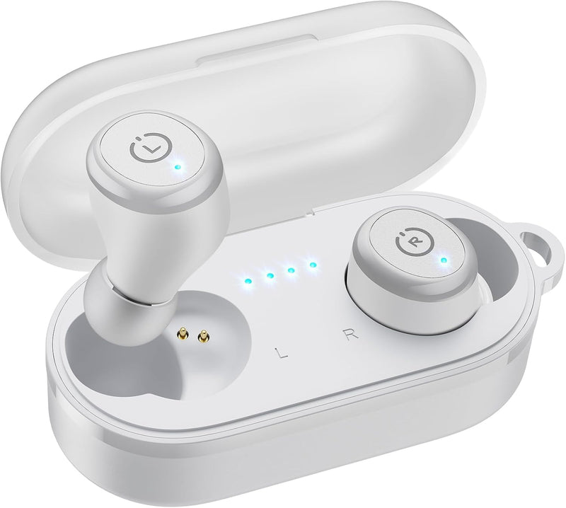 TOZO T10 True Wireless Bluetooth 5.3 Earbuds, 45H Playtime, Wireless Charging Case, IPX8 Waterproof Stereo Headphones in Ear Built in Mic Headset