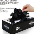 FINITEX Black Nitrile Disposable Medical Exam Gloves - 100/1000 PCS 6.3Mil Gloves Powder-Free Latex-Free Food Gloves