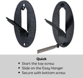 Easy European Mount Skull Hanger - Made in the USA with American Steel - Whitetail Deer Skull Hook Mounting System - Euro Mount Kit - Quick