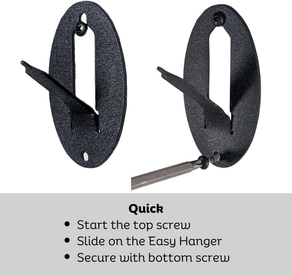Easy European Mount Skull Hanger - Made in the USA with American Steel - Whitetail Deer Skull Hook Mounting System - Euro Mount Kit - Quick
