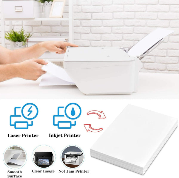 Weliu Vellum Paper 8.5 X 11 Translucent Printable 65 Sheets for Tracing 50LBS/73GSM