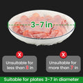 Fresh Keeping Bags 200Pcs with Elastic Disposable Shrinkable Food Storage Covers for Kitchen Bowl/Plates