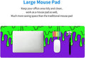 Gaming Mouse Pad Abstract Dripping Design Desk Mat Desk Pad Large Gaming Mouse Pad E-Sports Office Keyboard Pad Computer Mouse Non-Slip Computer