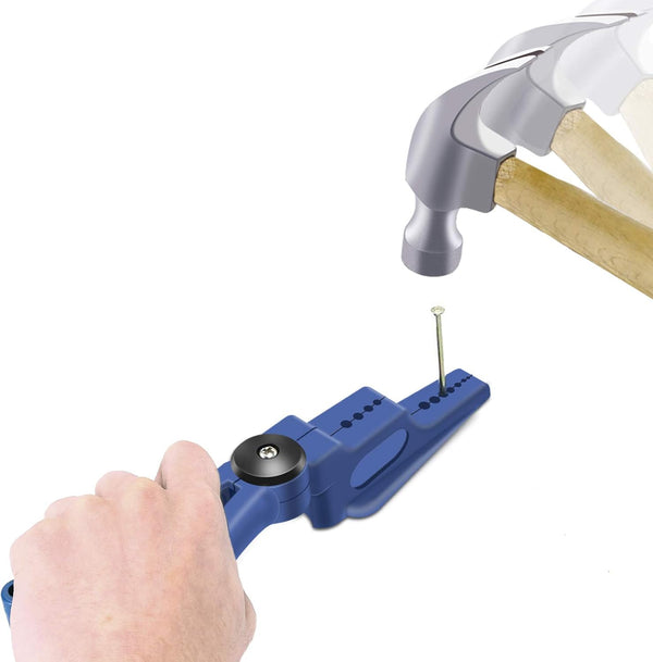 Plastic Pliers, Home Tool Auxiliary Pliers, Jelanry Secure Nails Anti-Smashing Finger Joint Pliers for More Safety for Hammering Nails Easy to
