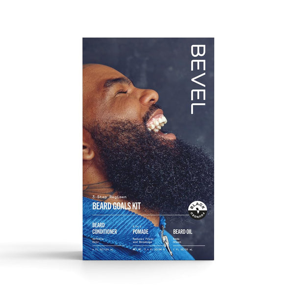 Bevel Mens Beard Grooming Kit - Includes Beard Conditioner, Beard Balm and Beard Oil to Soften, Hydrate and Strengthen Beard and Reduce Skin
