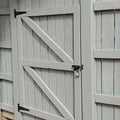 Tambee Gate Hinges Barn Door Hinges T-Strap Shed Door Hinges Outdoor Heavy Duty Hinge Wrought Hardware for Wooden Fences(8Inch 2PCS)