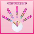 Barbie 12 Piece Plant Based Lip Gloss, Girls Party Favors, First Makeup Set for Girl, Perfect for Parties, Sleepovers, and Birthday Gifts, Ages