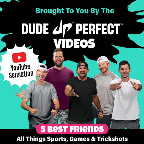 Dude Perfect Tabletop Roll, a Target Toss Game, for Kids and Adults, Great for Family and Friend Game Night, Perfect for a Gift and Parties, Ages 6+