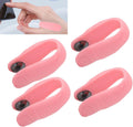 Dioche 4Pcs Acupressure Hand Clip, Stress Reduction Wearable Magnets Headache Migraine Relief Clip, Supporting Acupressure Relaxation, Stress