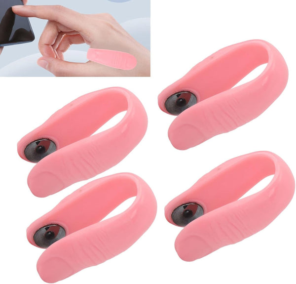 Dioche 4Pcs Acupressure Hand Clip, Stress Reduction Wearable Magnets Headache Migraine Relief Clip, Supporting Acupressure Relaxation, Stress