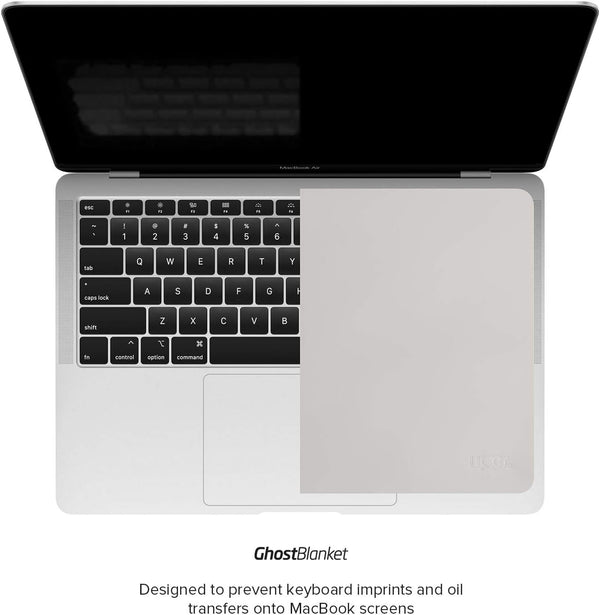 UPPERCASE GhostBlanket Screen Keyboard Imprint Protection Microfiber Liner and Cleaning Cloth 13" Compatible with MacBook Pro 13"/14", MacBook Air