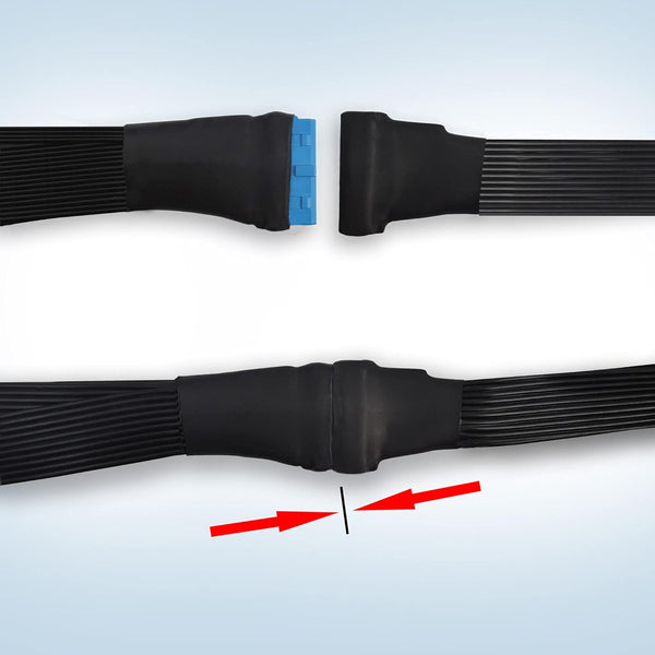 GINTOOYUN USB 3.0 Header Extension Cable, 19/20 Pin 1 to 2 Y Splitter Internal Extension Adapter DIY(5.9 Inch)